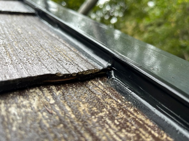 北杜市　ケラバカバー写真